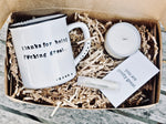 thank you mug, unique thank you gift to send in the mail