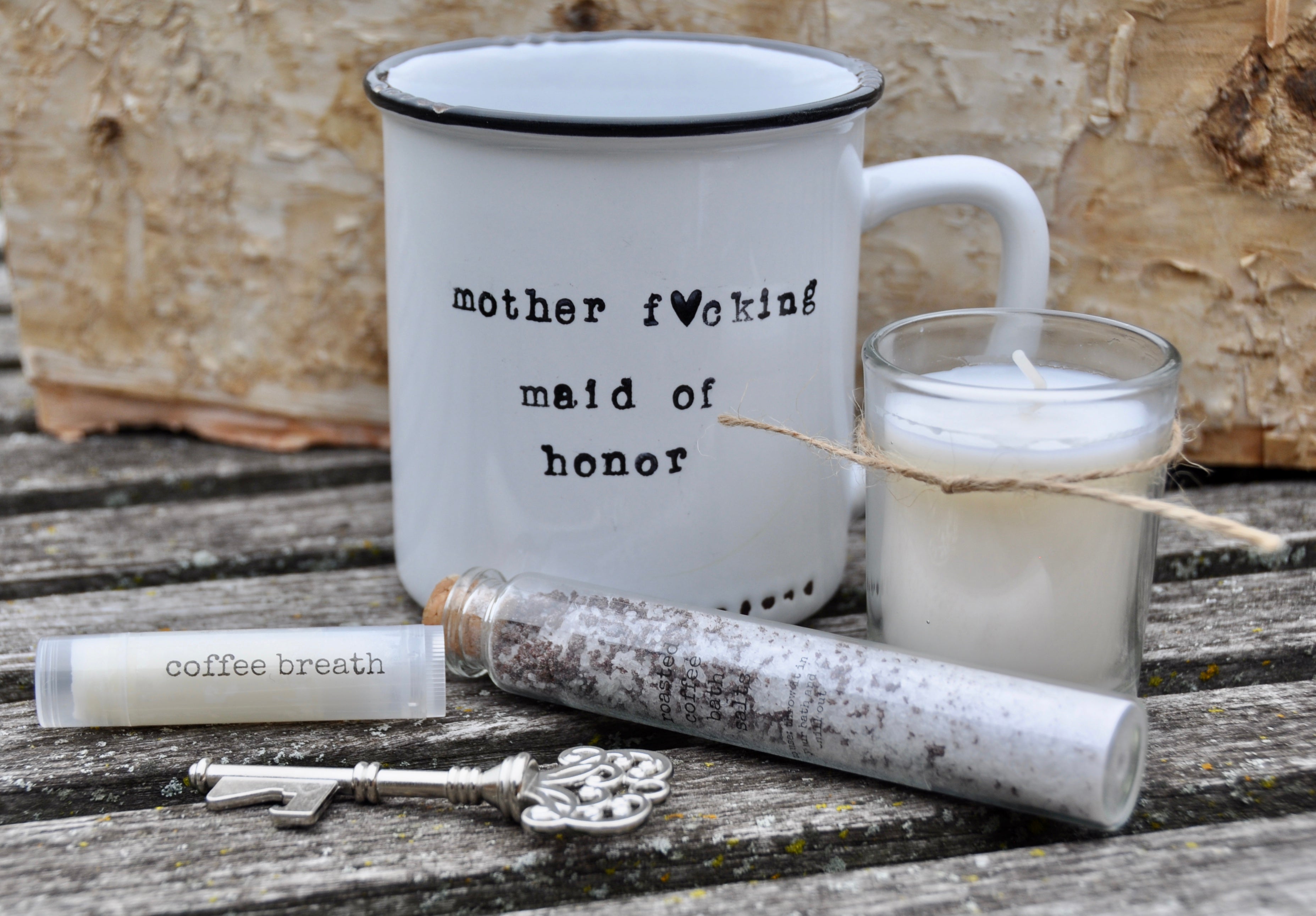 Maid of honor thank you gift box - Coffee lovers