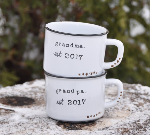 pregnancy announcement mugs pregnancy announcement how to tell great grandparents you're pregnant how to surprise new grandparents how to surprise great grandparents with pregnancy